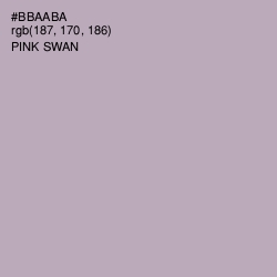 #BBAABA - Pink Swan Color Image